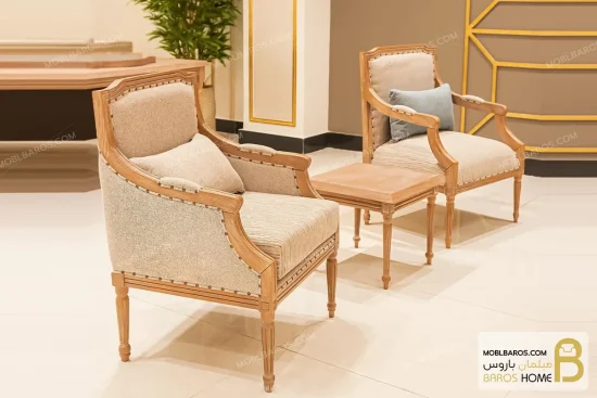 ست مبلمان کلاسیک مدل کارن کد ۲ خرید مبل باروس 5