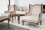 ست مبلمان کلاسیک و چوبی مدل راشل پلاس و مبل تک نفره کویین و روما خرید مبل باروس 5