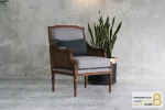ست مبلمان کلاسیک چوبی ترکیبی کارن و چستر خرید مبل باروس 28