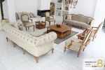 ست مبلمان ۱۰ نفره ترکیبی نئوکلاسیک گندم و جورجیا چستر خرید مبل باروس 7