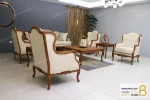 ست مبلمان ۷ نفره کلاسیک منبت چوبی رومینا کد ۳ خرید مبل باروس 2