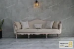 ست مبلمان ۸ نفره کلاسیک و چوبی مدل جورجیا و مبل تک‌نفره روما پلاس خرید مبل باروس 15