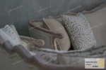 ست مبلمان ۸ نفره کلاسیک و چوبی مدل جورجیا و مبل تک‌نفره روما پلاس خرید مبل باروس 8