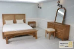 سرویس خواب دو نفره حصیری رونیا خرید مبل باروس 6