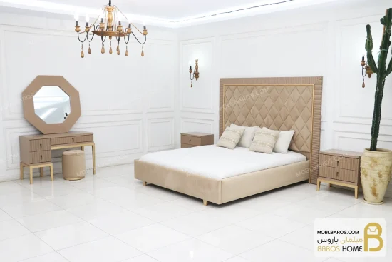 سرویس خواب دو نفره لیدا کد ۳ خرید مبل باروس 1