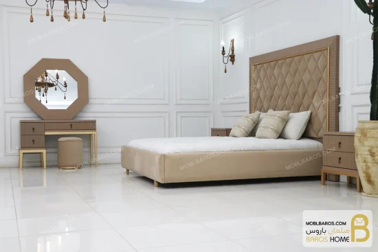 سرویس خواب دو نفره لیدا کد ۳ خرید مبل باروس 9