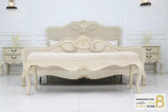 سرویس خواب و تخت خواب چوبی راشل سفارشی خرید مبل باروس 5