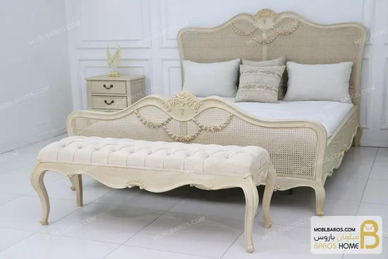 سرویس خواب و تخت خواب چوبی راشل سفارشی خرید مبل باروس 9