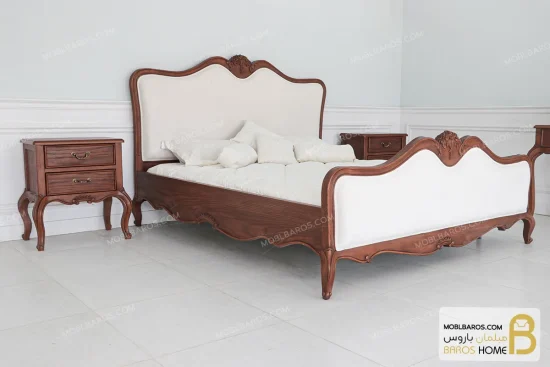 سرویس خواب چوبی کلاسیک و مینیمال مدل راشل کد ۱۰ خرید مبل باروس 142 (3)