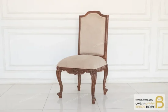 میز ناهار خوری کلاسیک طرح دار و ترکیبی مدل رومینا کد ۲ خرید مبل باروس 112 (5)