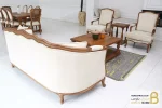 نیم ست مبلمان چوبی کلاسیک مدل راشل و مبل فرانسوی خرید مبل باروس 4