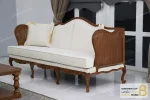 نیم ست مبلمان ۵ نفره چوبی کلاسیک مدل کینگ خرید مبل باروس 4