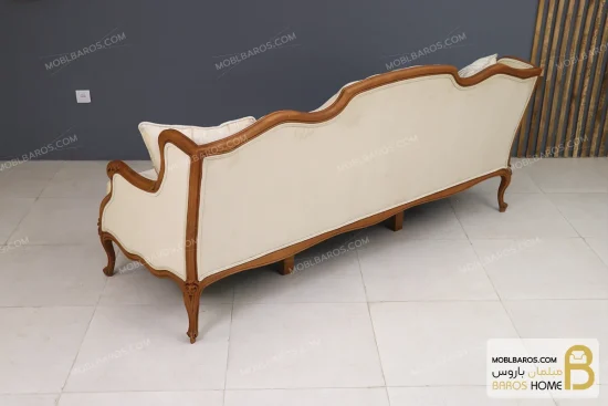 کاناپه و مبل نئوکلاسیک چوبی رومینا خرید مبل باروس 10