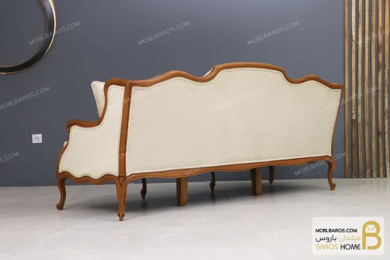 کاناپه و مبل نئوکلاسیک چوبی رومینا خرید مبل باروس 8