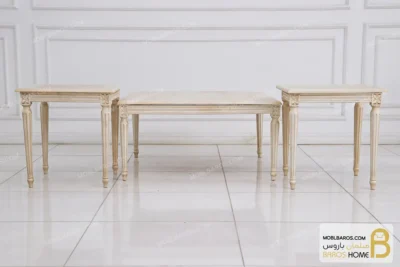 ست جلومبلی و عسلی لویی طرح گل خرید مبل باروس 11 1