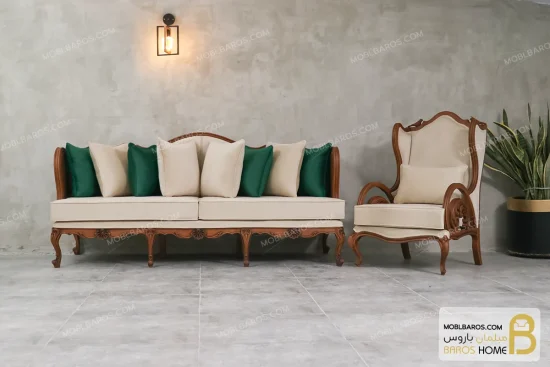 ست مبلمان ترکیبی کینگ و کویین کد ۲ خرید مبل باروس 11 10