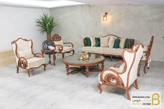 ست مبلمان ترکیبی کینگ و کویین کد ۲ خرید مبل باروس 11 5
