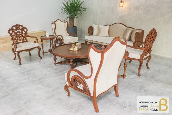 ست مبلمان ترکیبی کینگ و کویین کد ۲ خرید مبل باروس 11 6 1