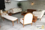 ست مبلمان ترکیبی گندم و چستر لمسه کد ۴ خرید مبل باروس 1