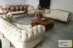 ست مبلمان ترکیبی گندم و چستر لمسه کد ۴ خرید مبل باروس 2