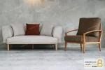 ست مبلمان راحتی چوبی مدل پرو مکس کد ۲ خرید مبل باروس 13