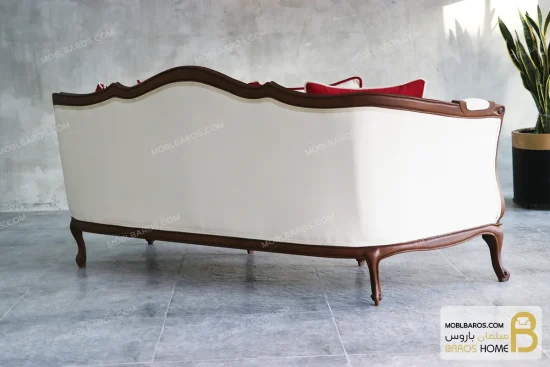 ست مبلمان سال ترکیبی راشل پلاس و مبل تکنفره کاجی خرید مبل باروس 1 25