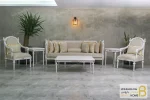 ست مبلمان نئوکلاسیک جدید مدل کاجی کد ۲ خرید مبل باروس 11 10