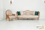ست مبلمان نئوکلاسیک جدید کاجی و جورجیا خرید مبل باروس 11 20