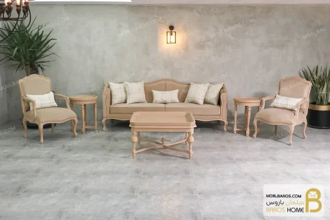 ست مبلمان کلاسیک ترکیبی ابزاری و جورجیا خرید مبل باروس 11 6