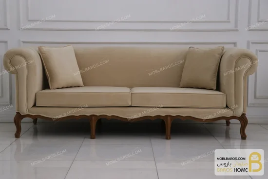 ست مبلمان کلاسیک ترکیبی راشل پلاس و چستر و کویین خرید مبل باروس 10