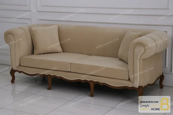 ست مبلمان کلاسیک ترکیبی راشل پلاس و چستر و کویین خرید مبل باروس 11