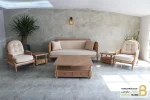 ست مبلمان ۱۰ نفره نئوکلاسیک ترکیبی گندم و کاجی و روما خرید مبل باروس 10