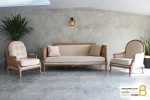 ست مبلمان ۱۰ نفره نئوکلاسیک ترکیبی گندم و کاجی و روما خرید مبل باروس 9