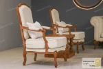 ست مبلمان ۷ نفره نئوکلاسیک جورجیا چستر و روما و فرانسوی خرید مبل باروس 11 1