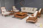 ست مبلمان ۷ نفره نئوکلاسیک جورجیا چستر و روما و فرانسوی خرید مبل باروس 11 19