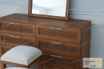 سرویس خواب دو نفره چوبی مینیمال کارمن خرید تخت خواب باروس 56 (5)