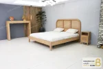 سرویس خواب دو نفره چوبی مینیمال کارمن خرید مبل باروس 2