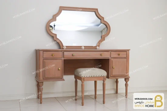 سرویس خواب دونفره چوبی کلاسیک مدل ماهور کد ۳ خرید مبل باروس 11 8