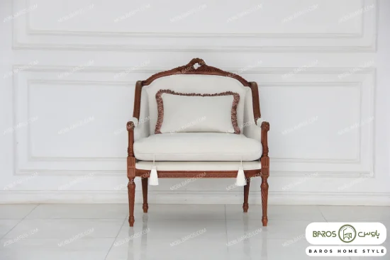 مبل تک نفره جدید کاجی کد ۳ خرید مبل باروس 59594 (1)
