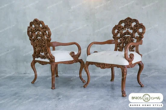 مبل تک نفره سلطنتی چپندر کینگ خرید مبل باروس 49392 (1)