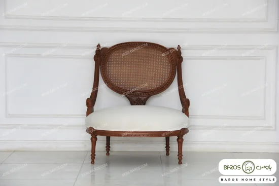 مبل تک نفره کاجی خرید مبل باروس 59593 (2)