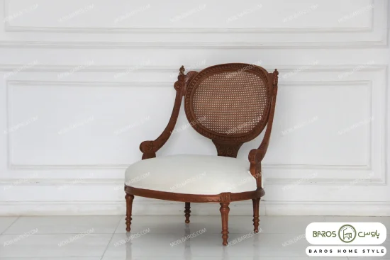 مبل تک نفره کاجی خرید مبل باروس 59593 (3)