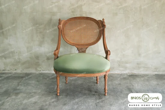 مبل تک نفره کاجی خرید مبل باروس 59594 (1)