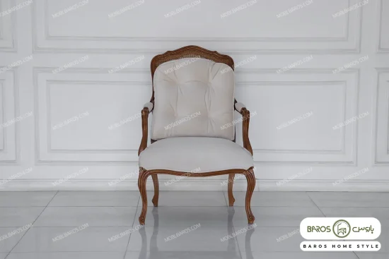 مبل تک نفره کویین ابزاری پشت حصیری خرید مبل باروس ۵۹۵۹۴ (1)