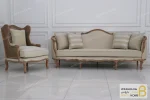 مبلمان نئوکلاسیک جدید جورجیا و مبل تک‌نفره روما و کویین خرید مبل باروس 15