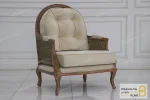 مبلمان نئوکلاسیک جدید جورجیا و مبل تک‌نفره روما و کویین خرید مبل باروس 18