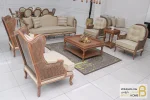 مبلمان نئوکلاسیک جدید جورجیا و مبل تک‌نفره روما و کویین خرید مبل باروس 2
