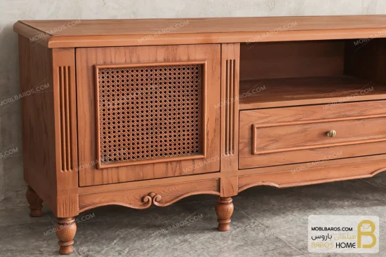 میز تلویزیون چوبی کلاسیک جدید حدیث خرید مبل باروس 54 (2)