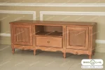 میز تلویزیون چوبی کلاسیک حصیری جدید حدیث خرید باروس 6 (1)