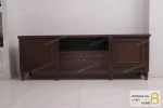 میز تلویزیون چوبی کلاسیک ساده حدیث خرید میز تیوی باروس 58 (2)